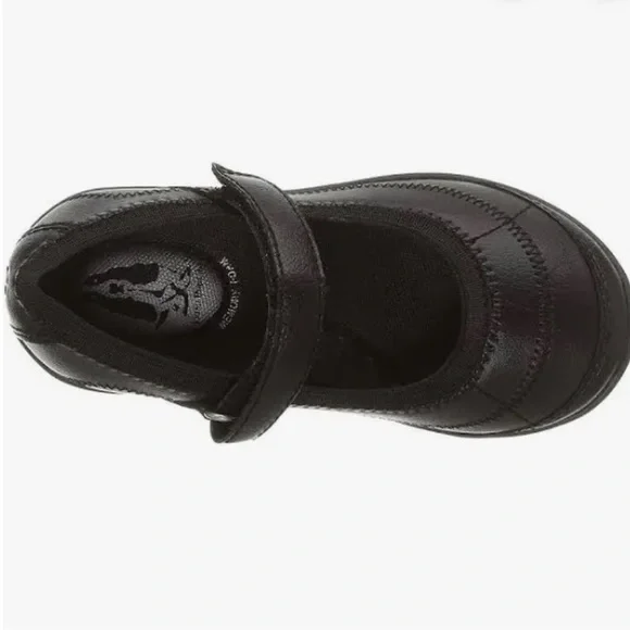 Brand New Toddler Girl Hush Puppies Reese Black Mary Janes, Size 8.5, NWT - Picture 2 of 5